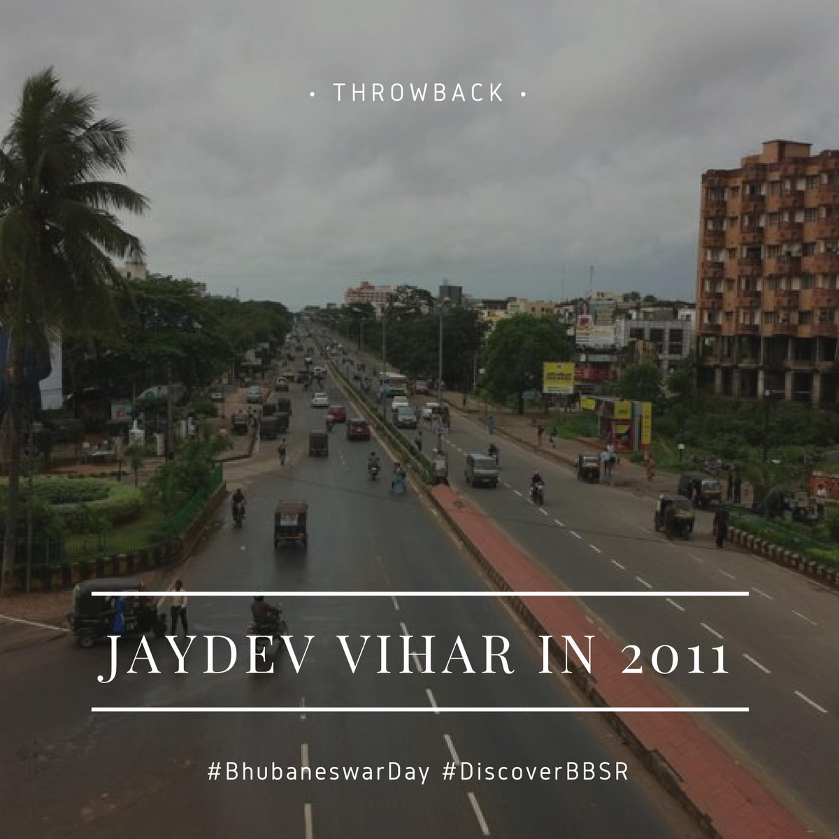 Here's what Jaydev Vihar looked like in 2011. 

#Bhubaneswar #BhubaneswarDay #Throwback #Odisha