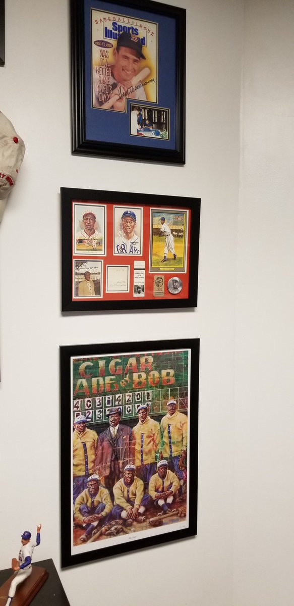 Dolphan_Bill's tweet image. I celebrate the Negro Leagues in my office of the building I own, that in the 1950s was a doctor's office with "white" and "colored" waiting rooms.