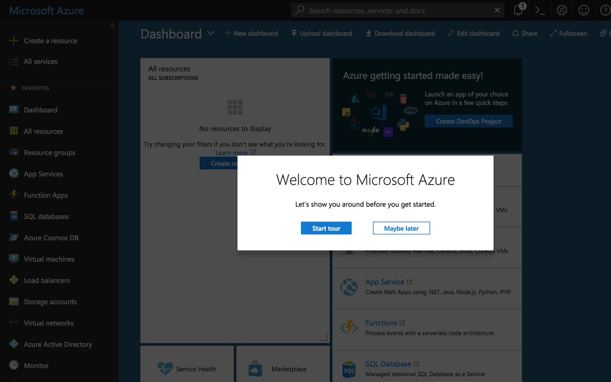 dontrebootme's tweet photo. Giving @Azure a spin tonight with some credit I got from #scale16x https://t.co/rfcVFKvK7g