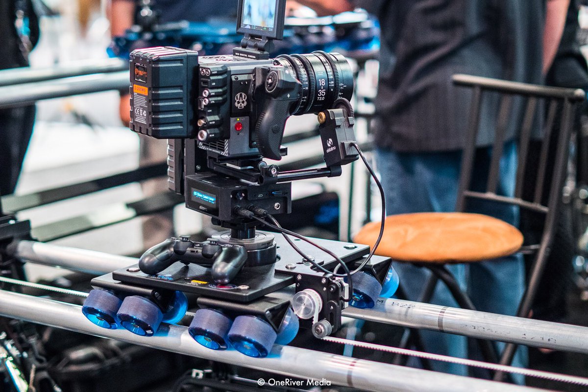 OneRiverMedia's tweet photo. Another NAB favorite of mine is three-fold: The Dana Dolly (which I own, but they have a kick ass lightweight version now), new threaded speed rails (super smooth), and eMotimo automated keyframable controller.
๐ธ https://t.co/WrrVq4fSi1
#danadolly #emotimo #nabshow #nabshow2018 https://t.co/6pyxqKiYEH