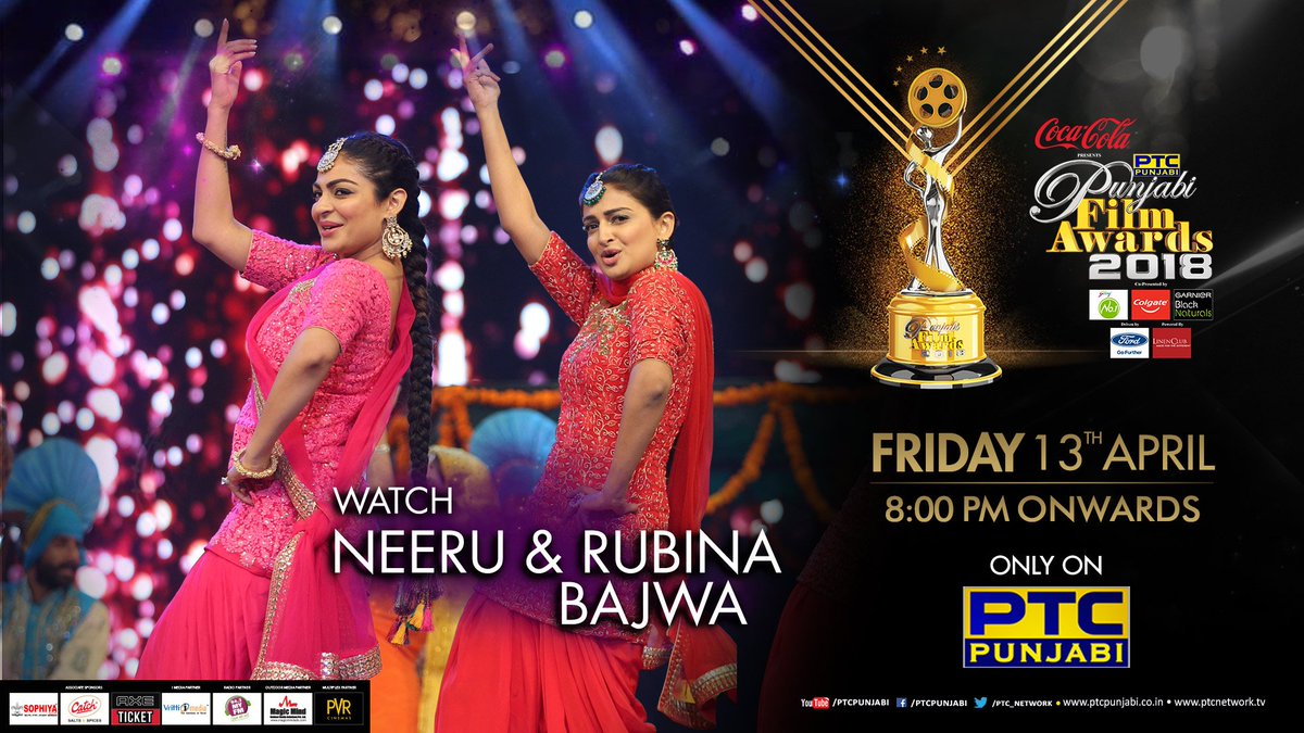 PTC_Network's tweet image. Watch Pollywood superstars @neerubajwa &amp;amp; #RubinaBajwa setting the stage on fire with their spectacular performance at #PTCPunabiFilmAwards2018 on 13th April @ 8PM only on #PTCPunjabi 

#PTCNetwork #PTCFilmAwards