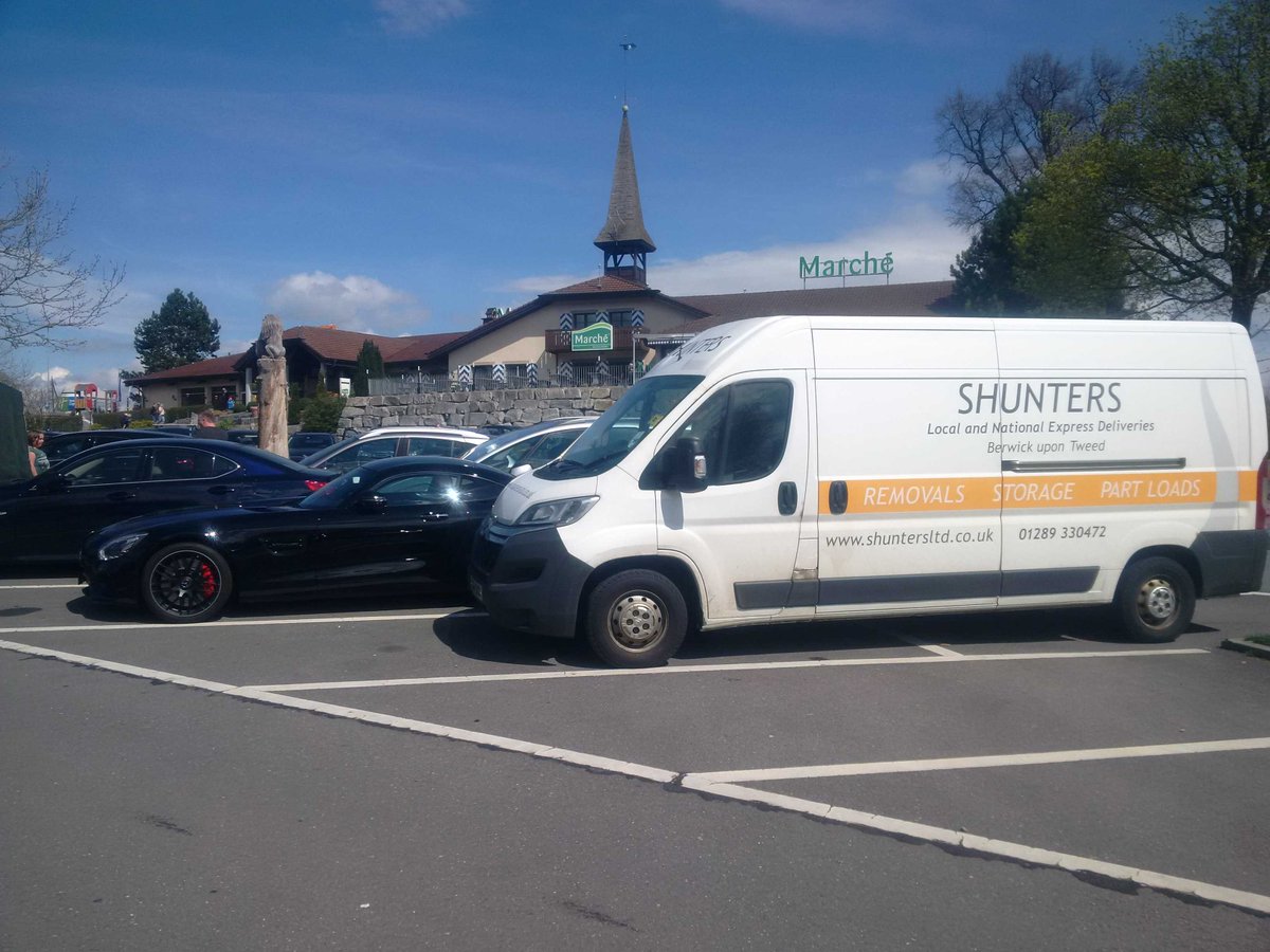 Shuntersltd's tweet photo. Shunters in Europe again. En route to Italy, coffee stop in Switzerland. https://t.co/8u7BeF27yO