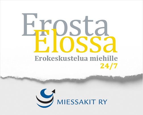 TukinetNet's tweet photo. #Mies, oletko #eronnut tai eroamassa?@Miessakit ry järjestää #Tukinet'issä ryhmiä miehille. Osallistu eroaiheiseen keskusteluun foorumilla https://t.co/KSznRXK7Px tai tule ryhmächatteihin maanantaisin klo 21-23. Foorumille voit kirjoittaa koska vaan! https://t.co/LmRdfU8pzt https://t.co/i0KUwl1mtO