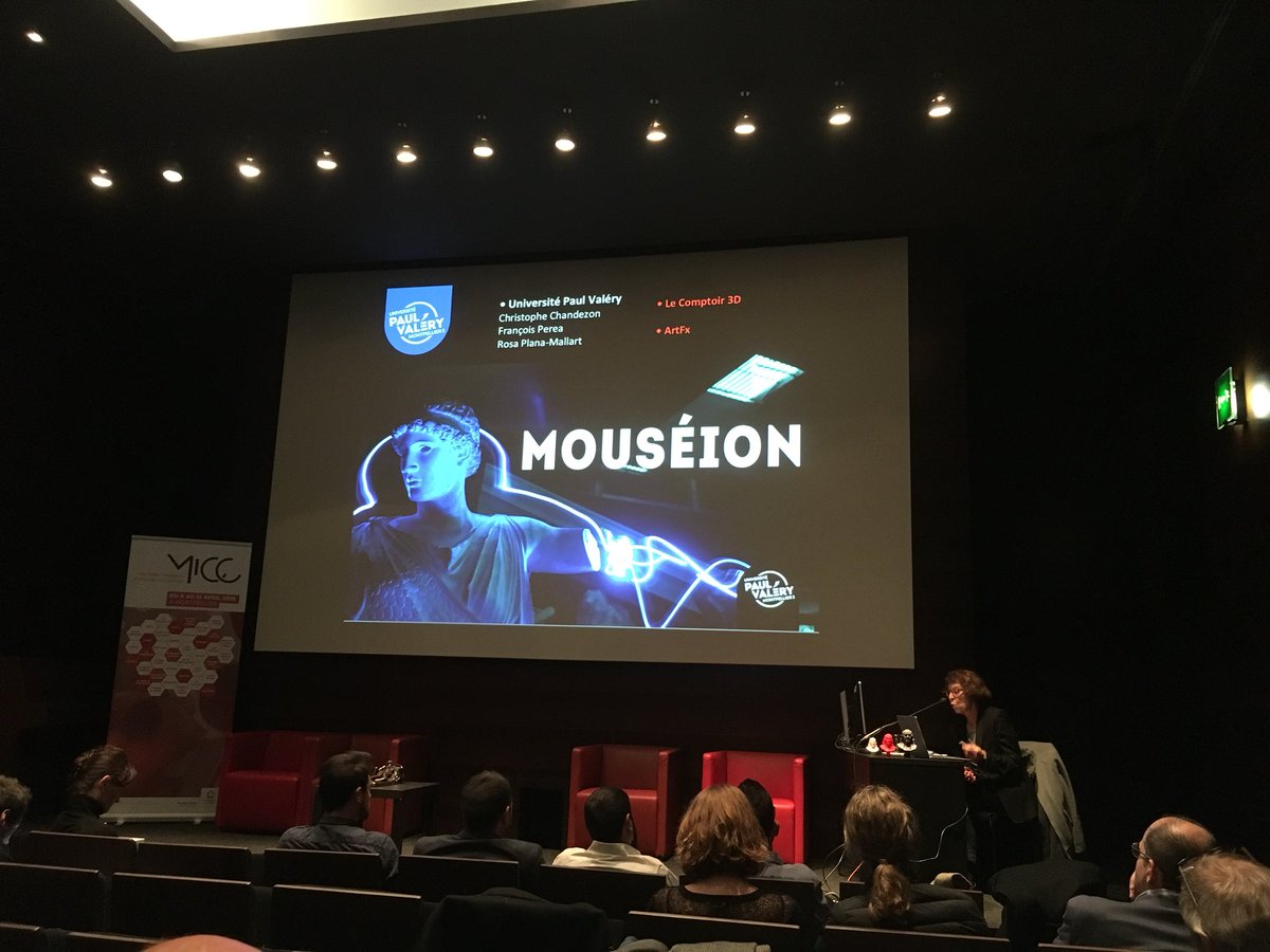 jhuon's tweet photo. Présentation de Mouséion, projet scientifique, socio-économique et patrimonial du Musée des Moulages de Montpellier #MICC18 #MICC https://t.co/dEvzpxCxkv
