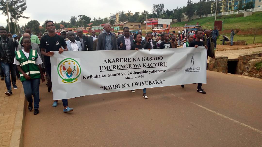 aimemuyombano's tweet photo. Yesterday, I joined the citizens #KacyiruSector @Gasabo_District on a Walk to remember to show honour &amp; respect to the victims of the #Genocide against the Tutsis #Kwibuka24 &amp; facilitated a Dialogue on "Ubudasa bw' u Rwanda mu Guhangana n' Ingaruka za Jenoside yakorewe Abatutsi" https://t.co/kY68wnZ9wq