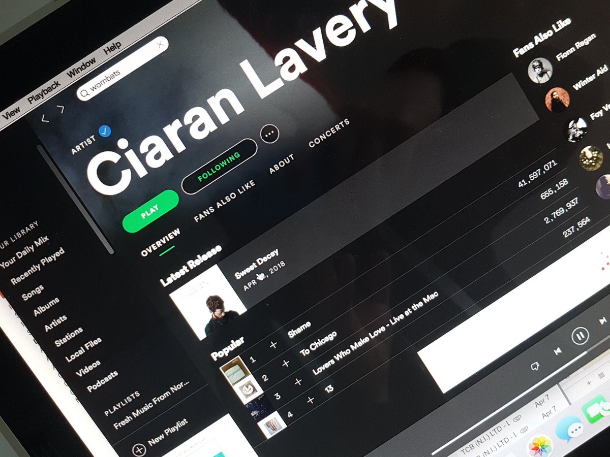 MusicNationNi's tweet photo. Having a wee @ciaran_lavery release day listening party. #sweetdecay #supportlocalmusic #empiretonight @belfastEmpire https://t.co/QMTNidBRrE