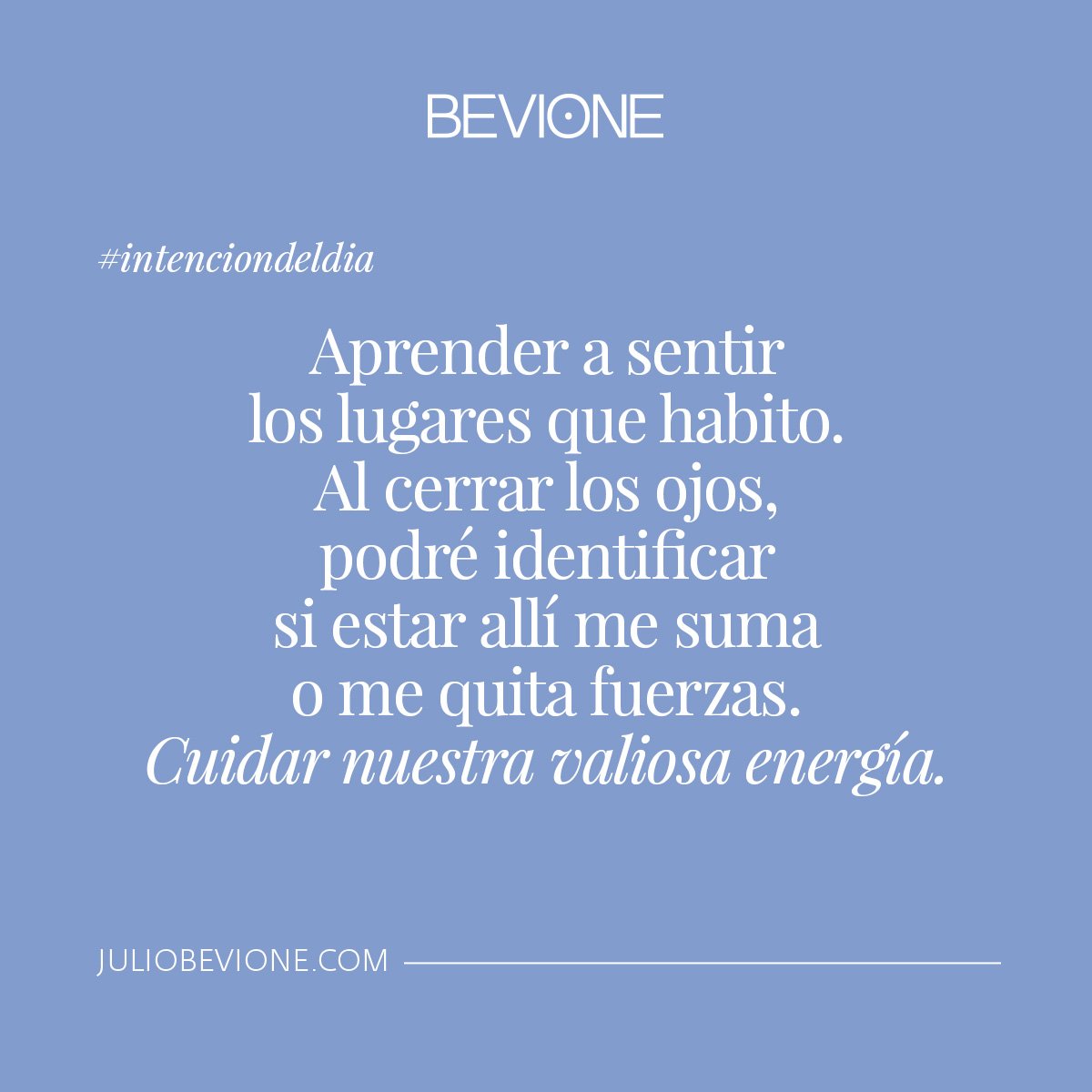 JulioBevione's tweet photo. Aprender a sentir los lugares que habito.  #Intencióndeldía https://t.co/aHBFYyR6g1