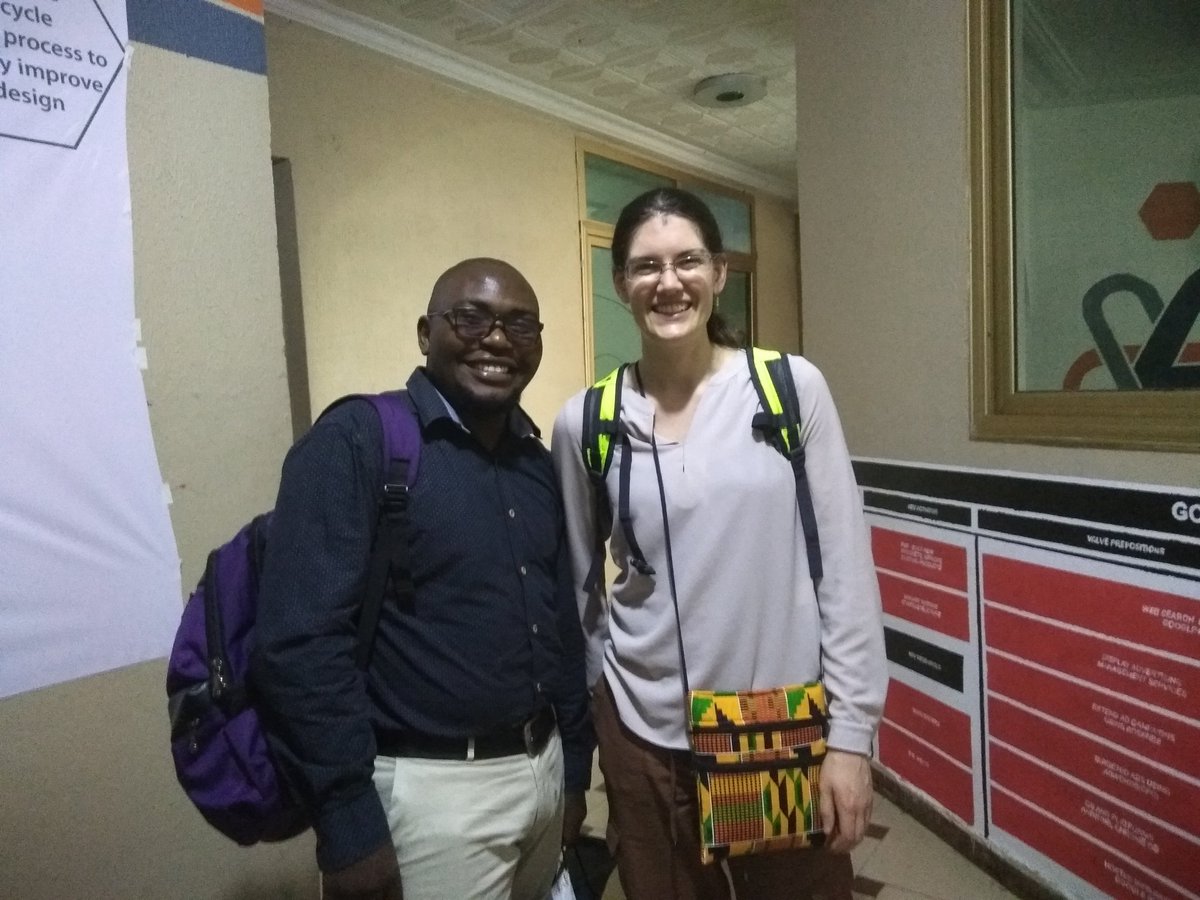 Hey <a href="/mindnumbed/">Richard Bowman</a> <a href="/WaterScope_org/">WaterScope</a> look who I found in Ghana at #AfricaOSH!