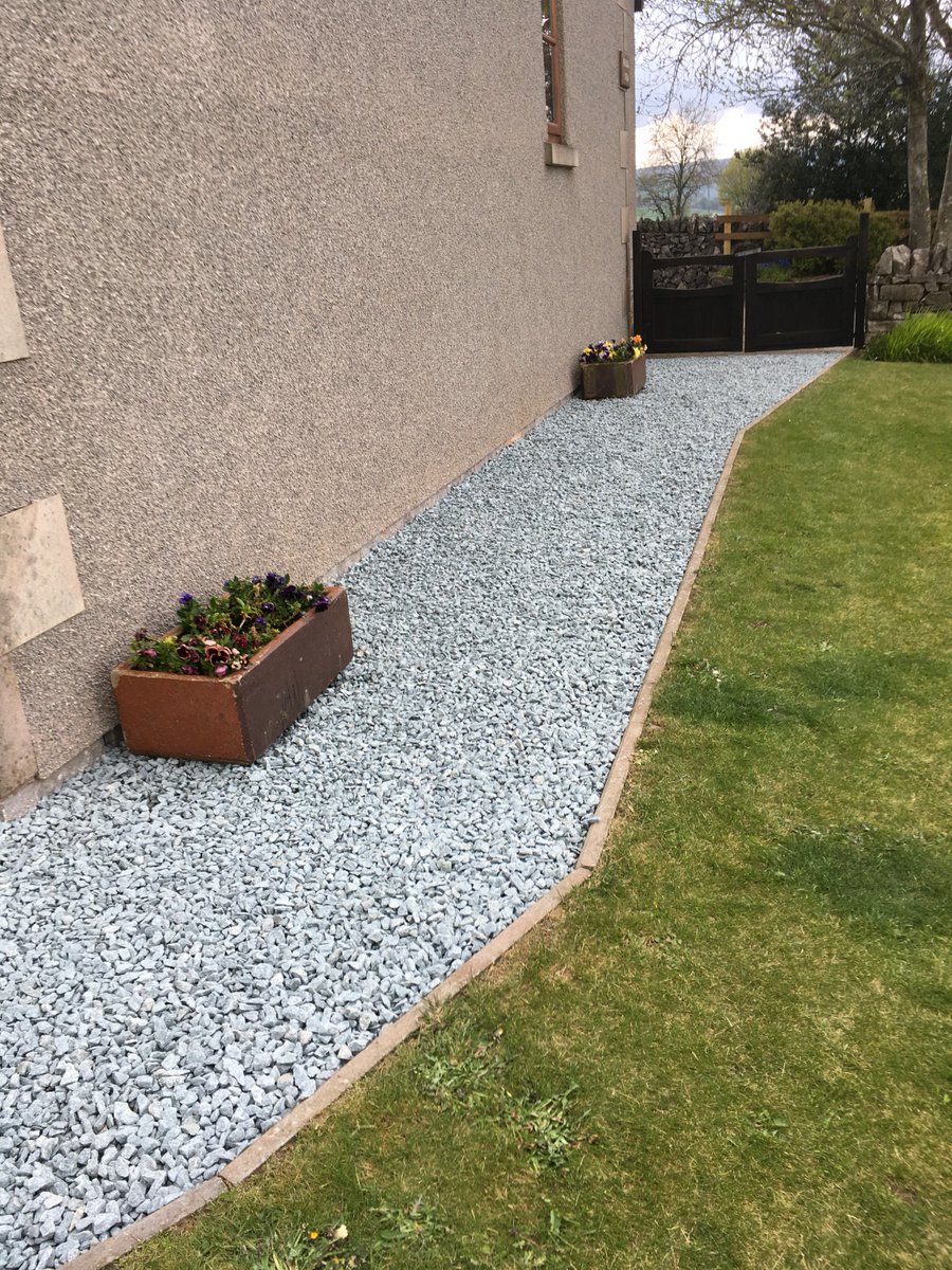 DecorativeAggs's tweet photo. A very satisfied customer with our Green Granite Gravel 20mm. If you are looking at something different to brighten up the garden why not take a look on our website at this product. #SOMETHINGNEW #landscape
#FridayFeeIing 
https://t.co/FRwi9WXqet https://t.co/TplWkdp0r0