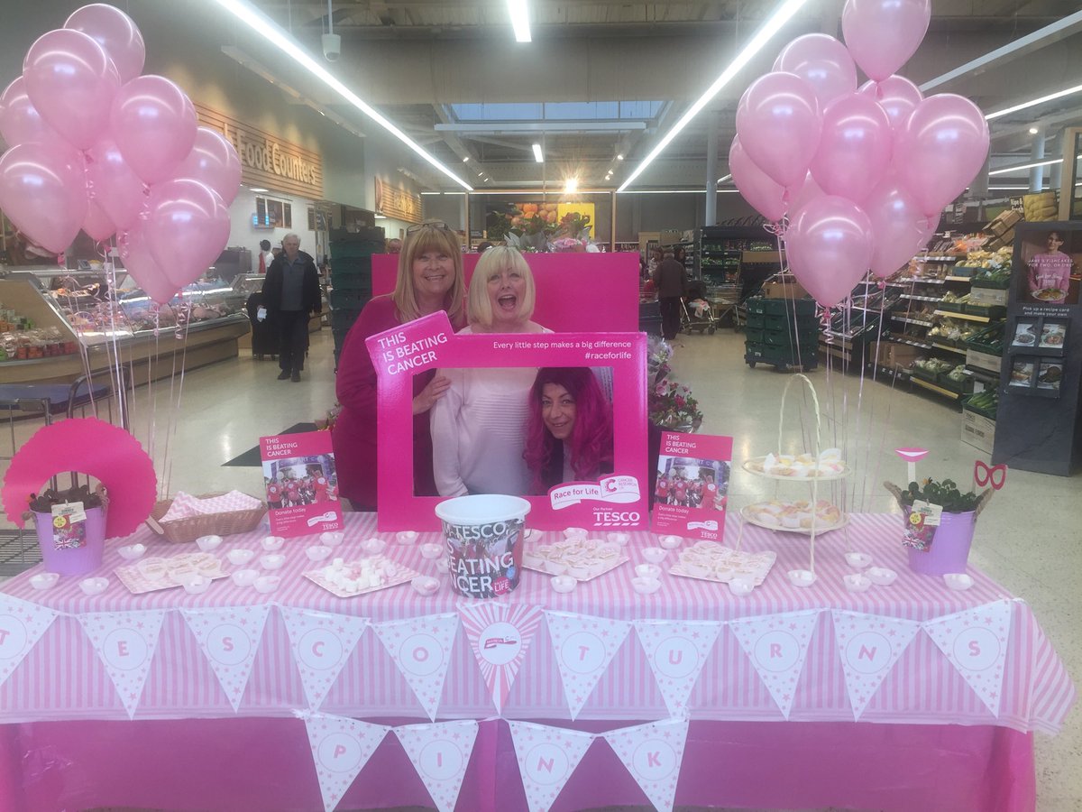 Tesco turns pink at GX#raceforlife
