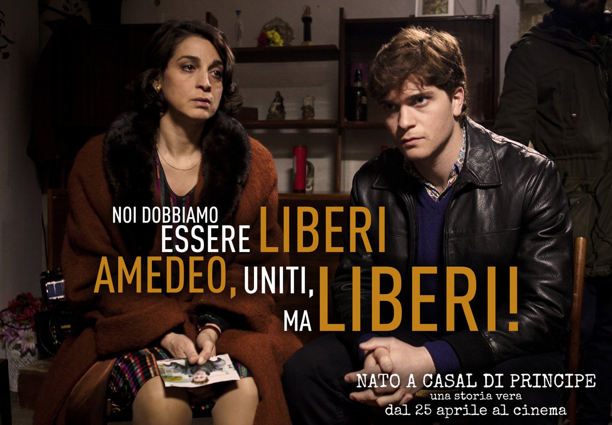 NatoACasale's tweet photo. Nella terre di camorra, la libertà ha un prezzo troppo alto.

Da giovedì 25 aprile non perdete al cinema #NatoACasalDiPrincipe, tratto dalla storia vera del rapimento di Paolo Letizia, con Alessio Lapice, Massimiliano Gallo e Donatella Finocchiaro https://t.co/yZDU21iNXC