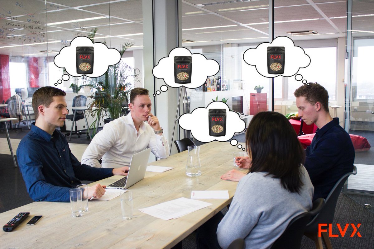 Bij FLVX hebben we regelmatig brainstorm sessies. Raad eens wat daarbij goed helpt!

flvx.me/product/flvx/