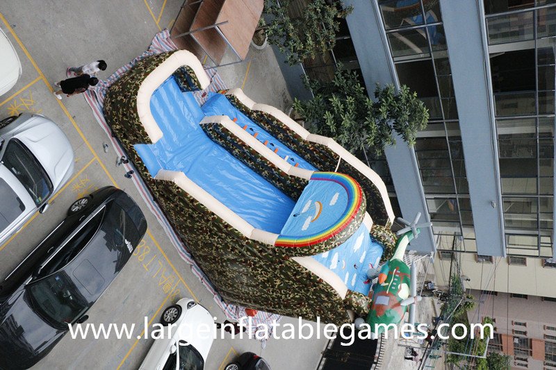 largeinflatable's tweet image. Camo slide with CE &amp;amp;TUV
Web:
largeinfaltablegames.com 
Email: sales02@largeinflatablegames.com
Mobile: +86-13631454990
our factory can make all kind inflatable games as your requirement