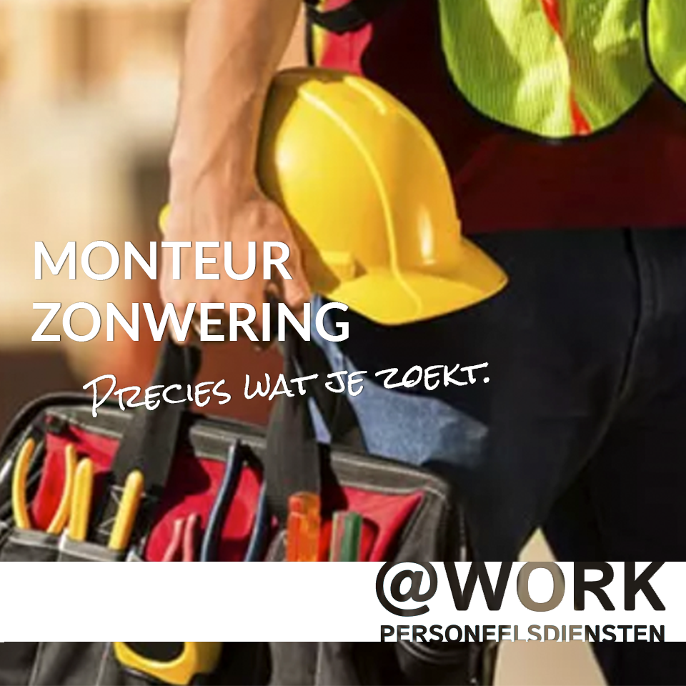 #VACATURE #MONTEUR #ZONWERING #DRACHTEN workbv.nl/vacatures/vaca…