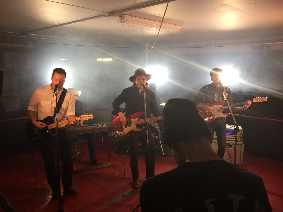 Follow our Instagram stories @TheDungareesBand for a behind the scenes look at our music video shoot tonight! #DontHoldBack