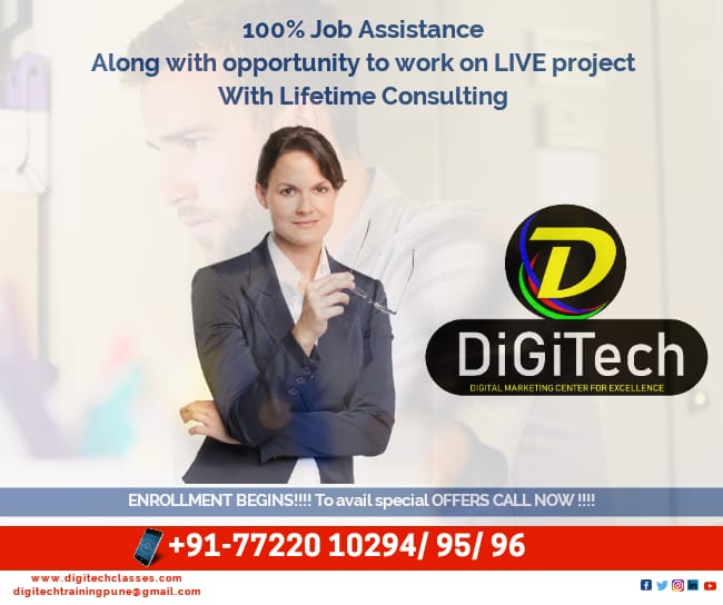 DiGiTechsoln's tweet photo. 100% Job Assistance, Provide your opportunity to work on LIVE project and lifetime Consulting
For OFFERS CALL NOW - +9177220 10294/95/96. https://t.co/9owQUZmuxz
#FridayFeeling #WeekendVibes #Module #Course #Training #DigitechTraining #DigitalMarketing #SME #SMO #SEO https://t.co/zDYHH3KmBQ