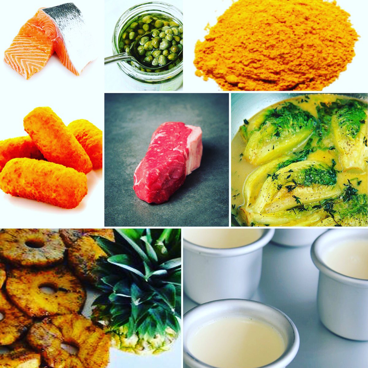 hetrestaurant1's tweet photo. Het menu(alleen di nog plek):Rillette van zalm,kappertjes en bieslookcrème/entrecôte, aardappelkroket, gestoofde little gem en kerrie mayonaise/witte chocolade pannacotta met gemarineerde ananas (€12,50/student €7,50) #han #unie #roc #diner #restaurant https://t.co/LImMnZxxBA