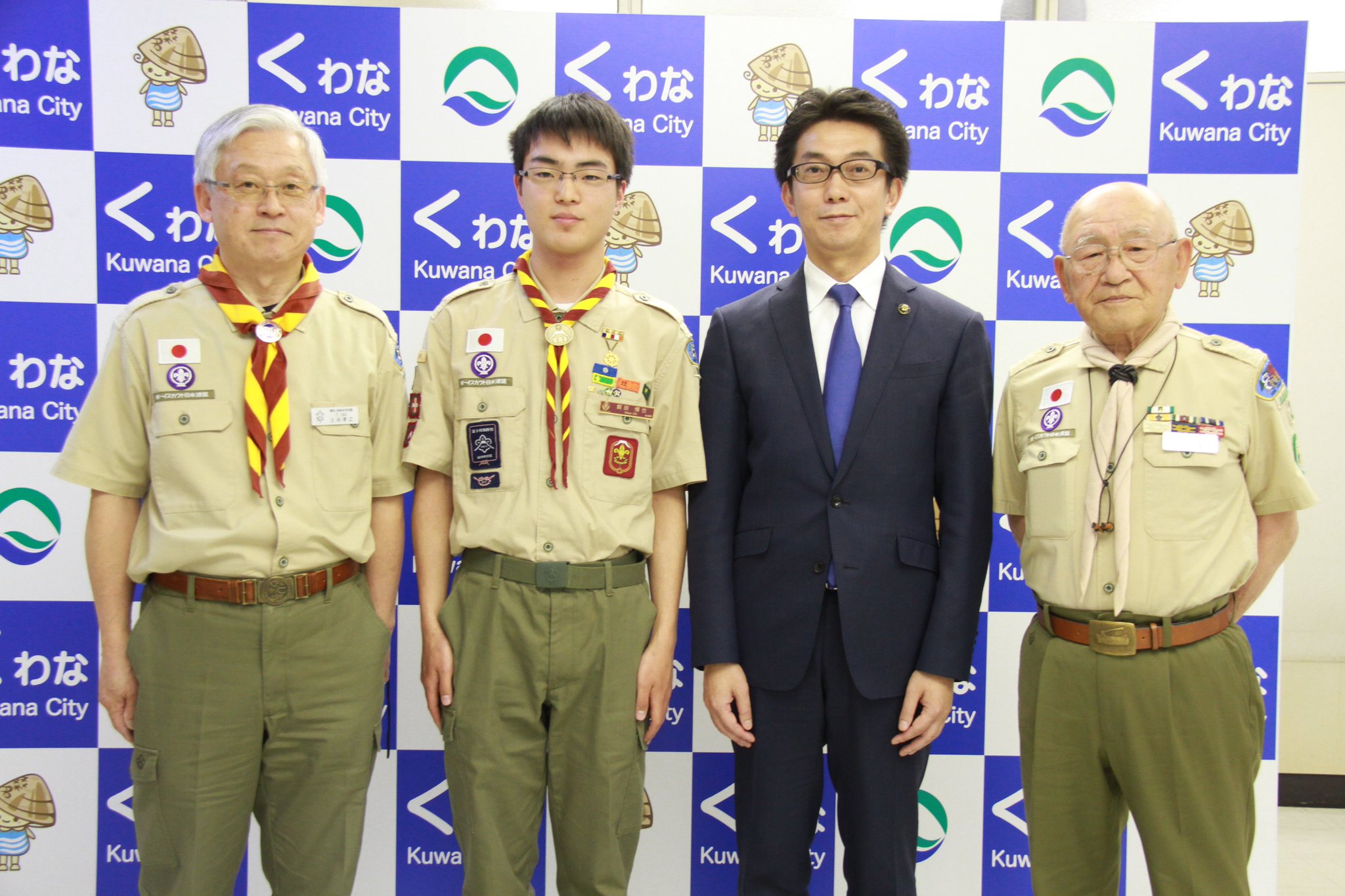 富士スカウト章　SS ボーイスカウト 富士スカウト章SS ボーイスカウト