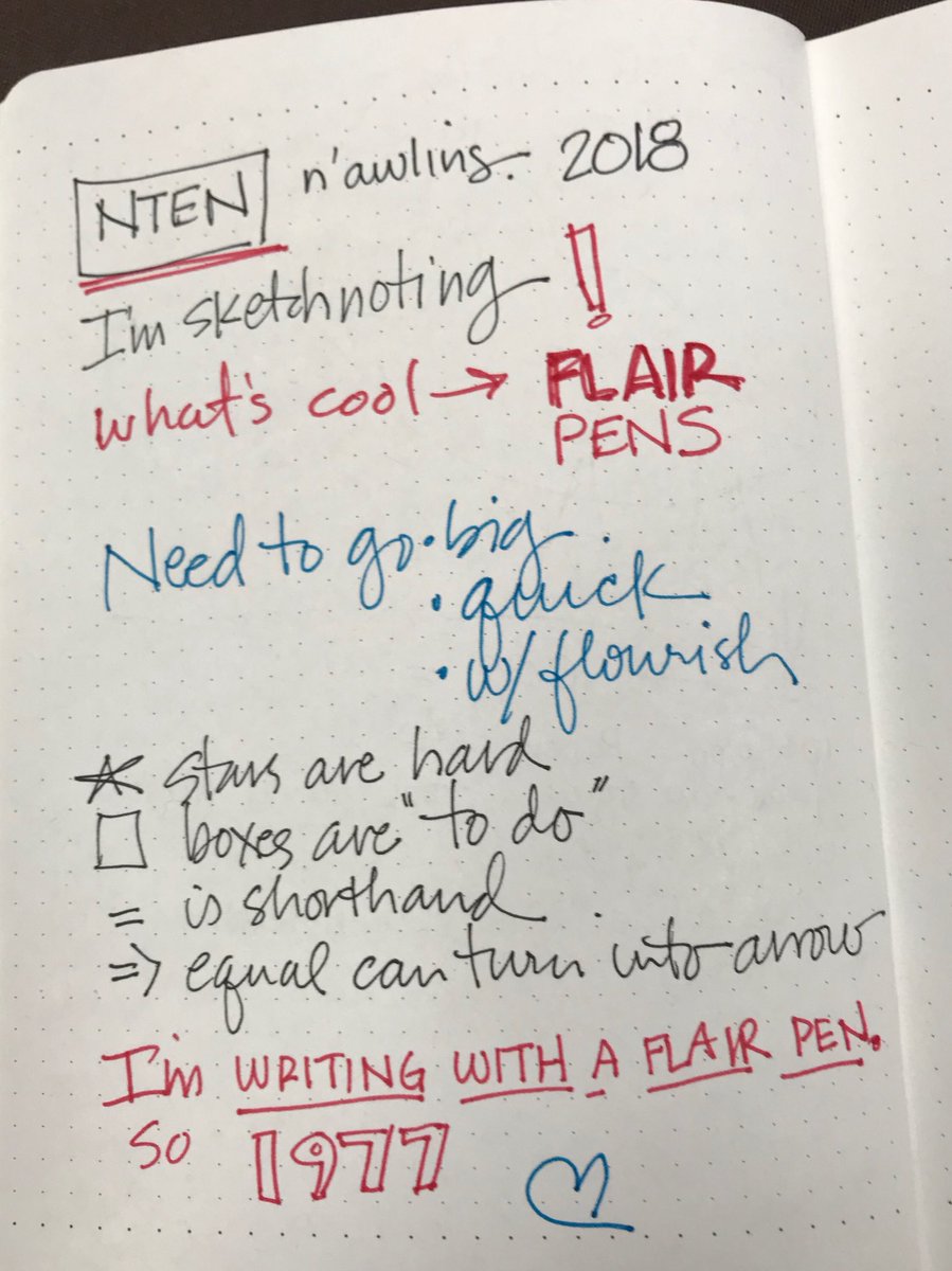 kmrandallx's tweet photo. Conference fun — sketchnotes 101 session. #18NTsketchnotes https://t.co/tSwOfyugtm
