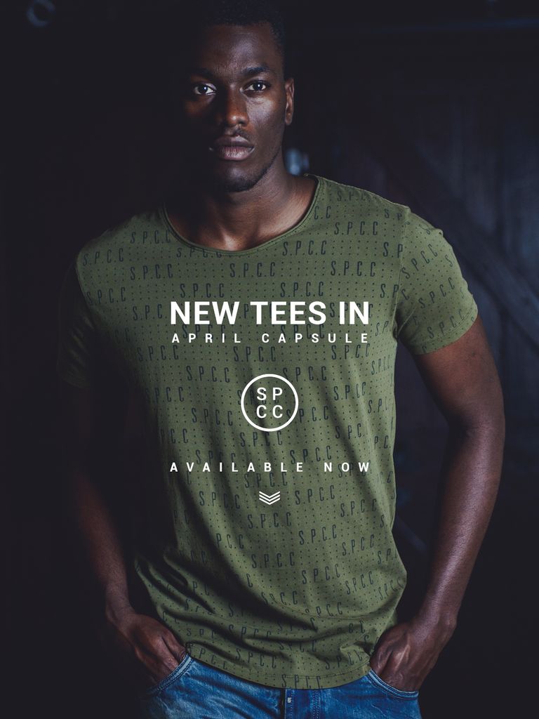 S_P_C_C_'s tweet photo. Hot off the Press! New Tees Available NOW 🔰 #spcc #spccaw18 #darkmist #brand #denim #menswear https://t.co/D4TDHJp7mv