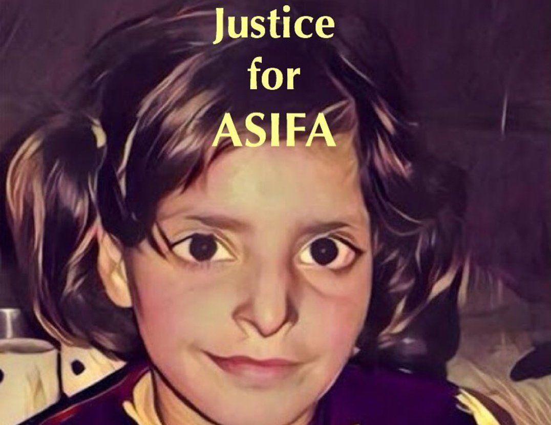 KARTZVJ's tweet photo. #JusticeforAsifa #IndiaWithAsifa #FightForAsifa https://t.co/YxqH8b0pNa