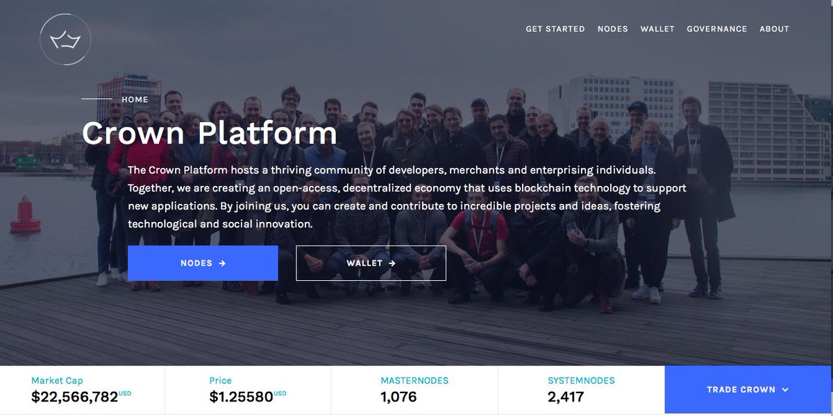 CrownPlatform's tweet photo. Our brand new $CRW website is finished! It will be released on Monday. The new UX and texts make our mission very clear now. This will redefine how the world looks at Crown. Our community in the first spot! https://t.co/eE2lLLL1cG