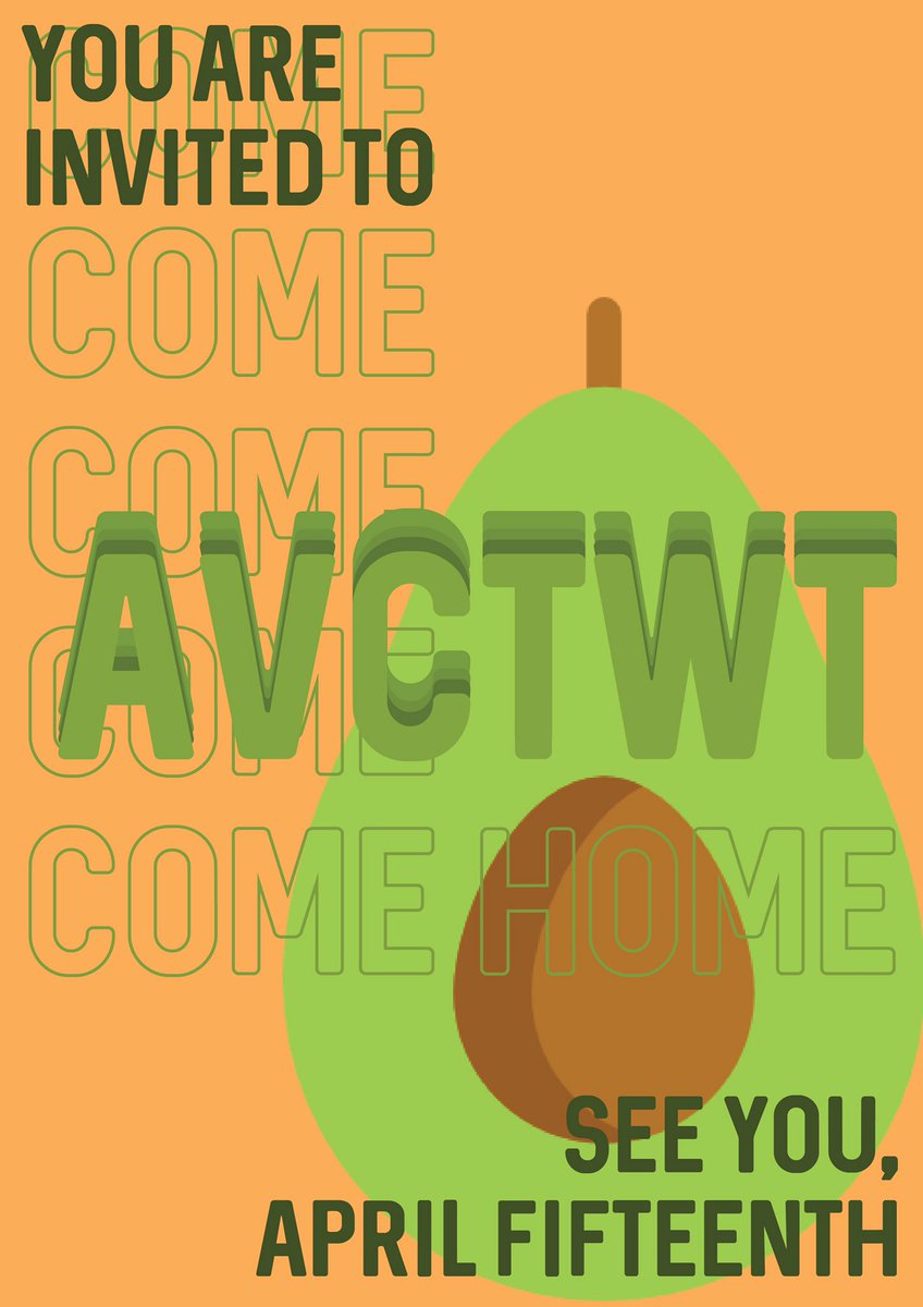 avctwt's tweet image. AVOCADON'T BE AFRAID TO START FRESH AND TRY AGAIN! ♡

you are invited to come home. reserve your characters now! all slots available, just for you! we can't wait to see you ripe. 200% this time!

OPEN RESERVATION 👇