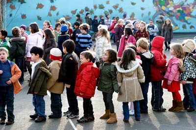 How times change...No dressing up, no Doctors &amp; Nurses.

Todays school children playing 'Hospitals'.