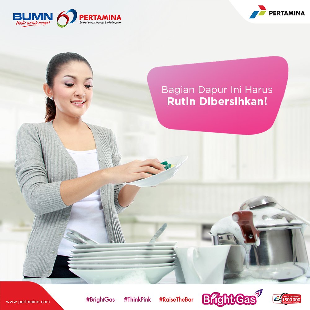 brightgas_LPG's tweet photo. Moms bagian dapur berikut ini wajib dibersihkan rutin ya! Agar membuat dapur tetap higienis, aman dan nyaman untuk Moms dan keluarga. 
1. Kompor dan area sekitarnya 
2. Kulkas 
3. Wastafel 
4. Meja makan 
5. Alat masak dan peralatan dapur
Stay safe Moms :) 
#BrightGas #ThinkPink https://t.co/YYjmfxreMu