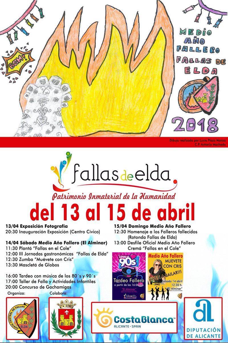 evo_4ever's tweet photo. Y #Elda celebrará éste fin de semana su #medioañofallero. #fallas #fallasdeelda @JCFallas_Elda @valledeelda @CendraDigital @ayto_elda @Elda_Turismo @ https://t.co/ZVCaf6ojD1