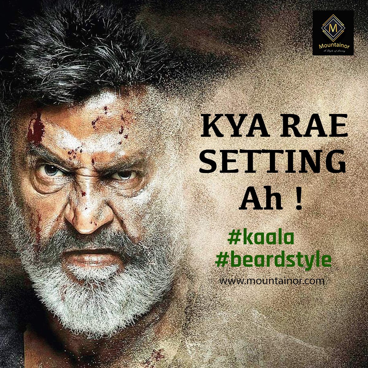 BeingMountainor's tweet photo. Beard Style with Kaala - Kya Rae Setting ah! 

#Mountainor #celebritystyle #kaala #rajinikath #amazon #flipkart #grow #goforbeard #beardboy #Mountainer #Beard #Beardlove #instahair #beardgang #beardoil #grooming #beardking #bearded #style #beardstyle #beardcare https://t.co/kZ5goLobHD