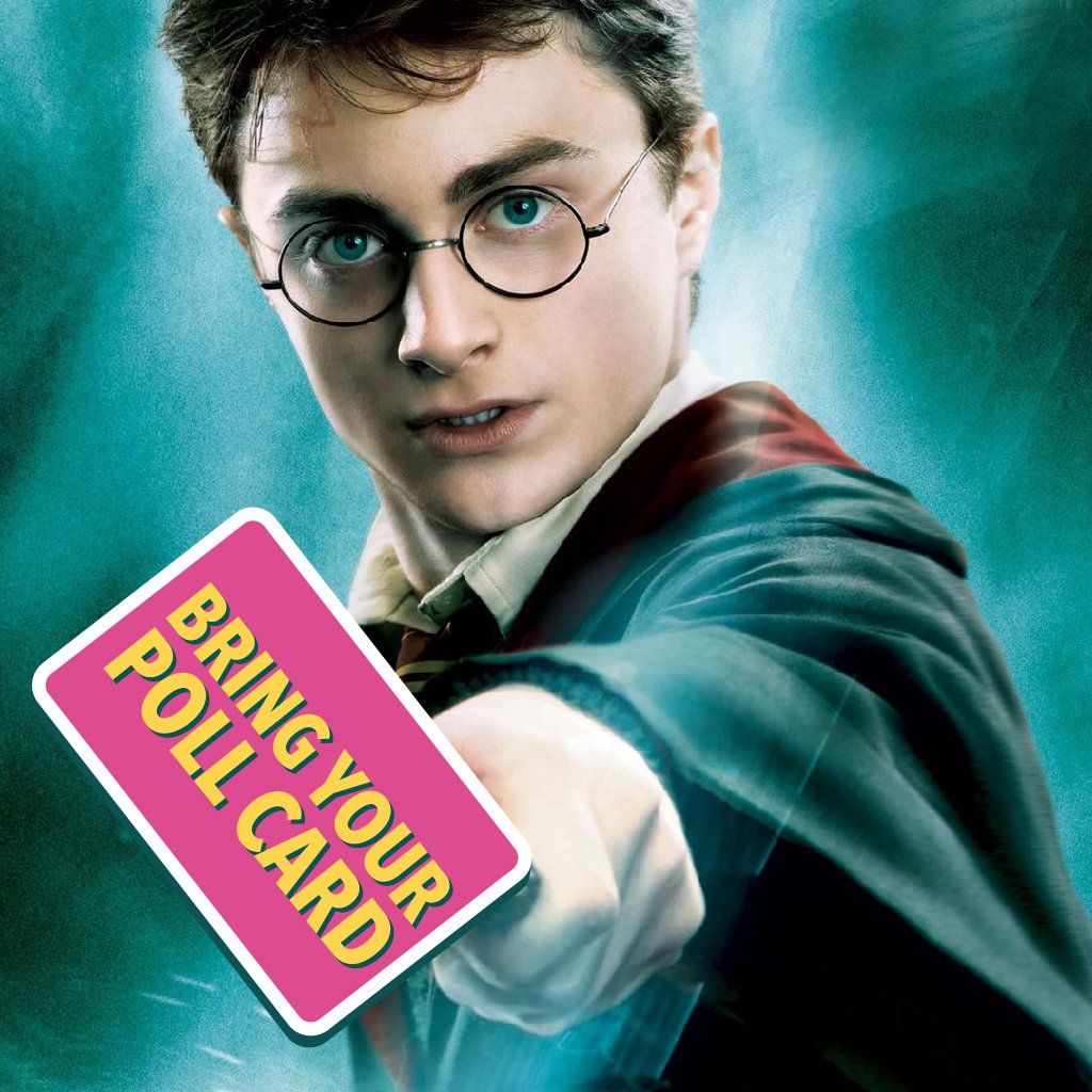 Harry Potter can be identified by his lightning bolt shaped scar and distinctive glasses but that wouldn’t be enough to let him vote in the local elections on 3 May. He’d need his poll card and so will you 
#VoterIDSwindon #SBCfilmwatch