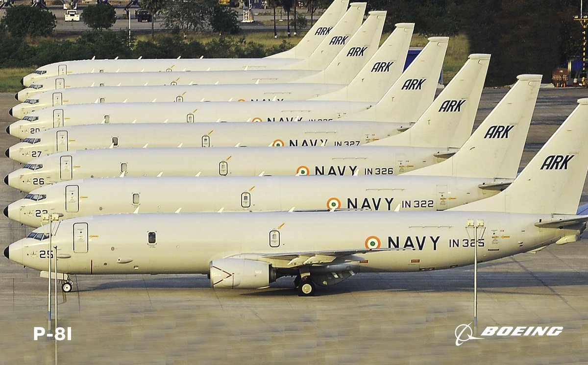 Boeing_In's tweet photo. Protecting India's coastline and assisting humanitarian missions. #Boeing is proud of its P-8I partnership with the @indiannavy.  KNOW MORE: https://t.co/5JsZyzBXS5 #DefExpo18 https://t.co/f9zarfnAOJ