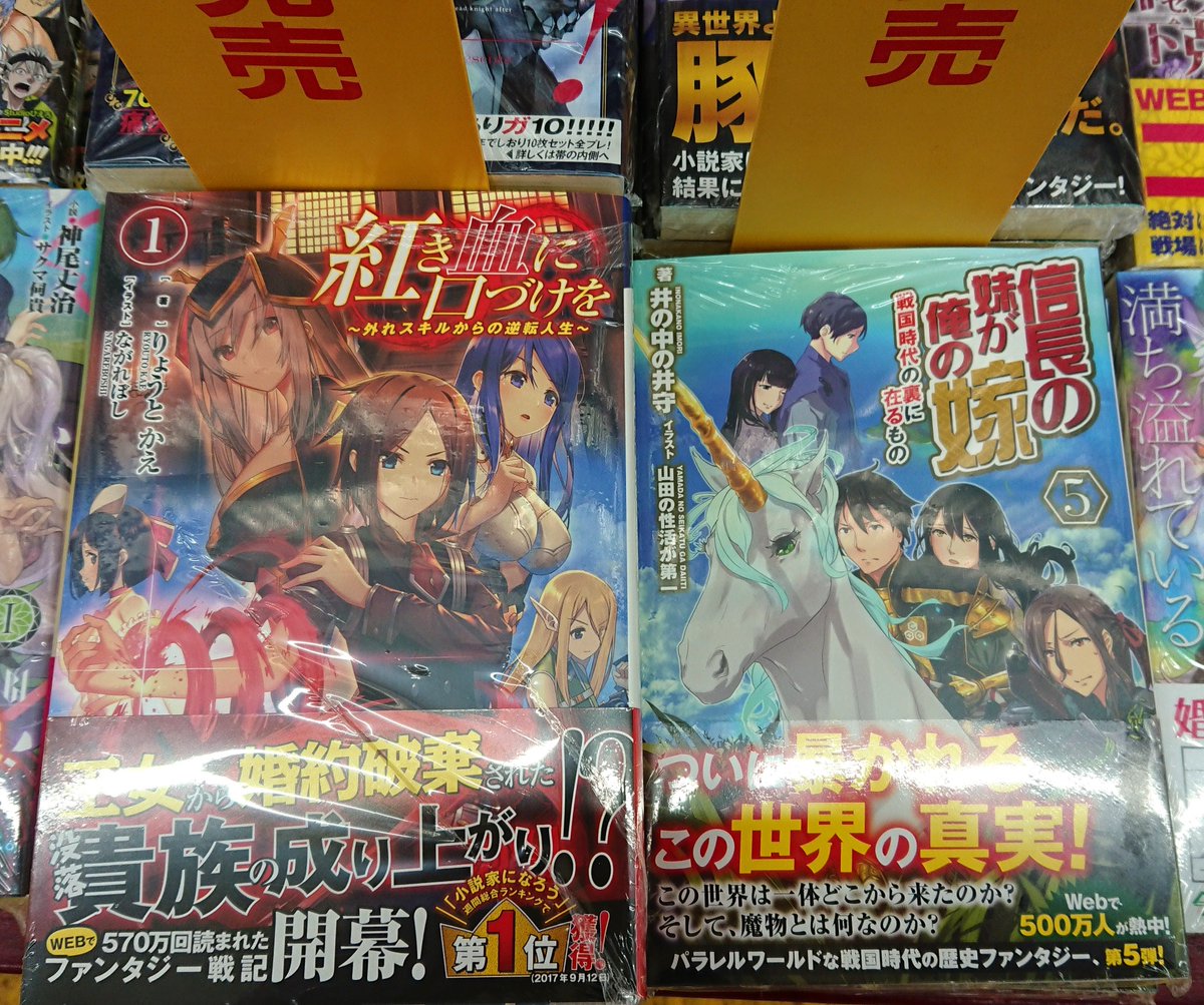 明屋書店中央町店 Twitter પર 新刊情報 本日 ノクスノベルス 信長の妹が俺の嫁 5巻 またアリアンローズ 悪役転生だけどどうしてこうなった 3巻 起きたら20年後なんですけど 悪役令嬢のその後のその後 2巻 など入荷しております