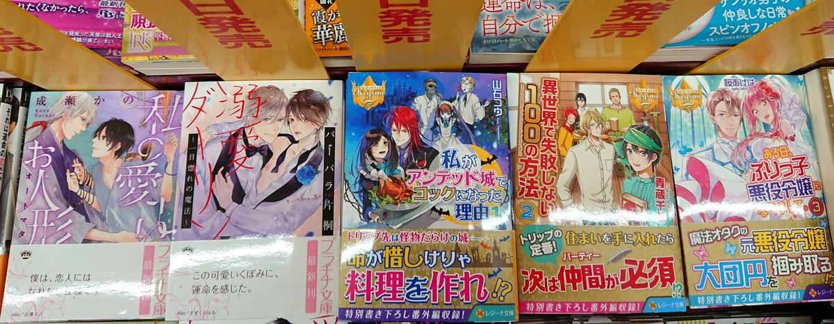 明屋書店中央町店 新刊情報 本日 ノクスノベルス 信長の妹が俺の嫁 5巻 またアリアンローズ 悪役転生だけどどうしてこうなった 3巻 起きたら20年後なんですけど 悪役令嬢のその後のその後 2巻 など入荷しております