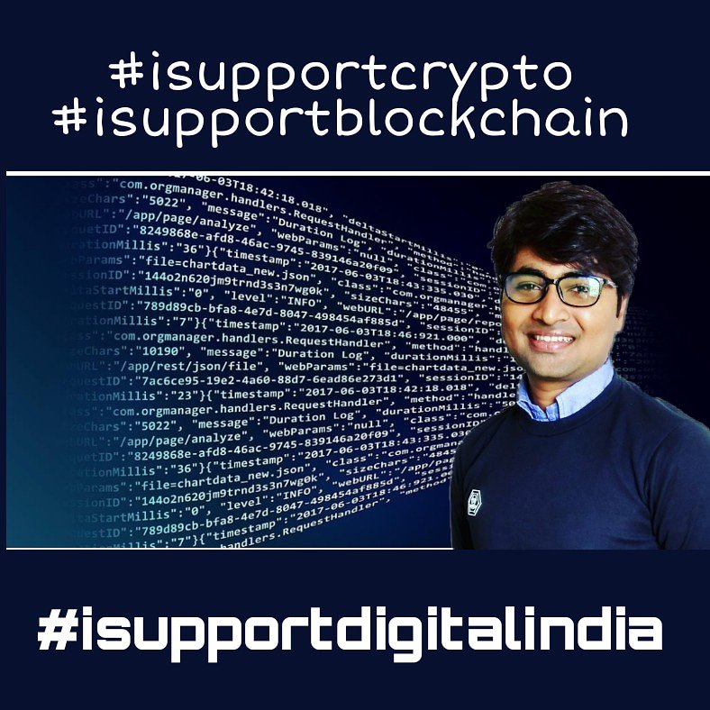 starshashi007's tweet photo. Be the part of Biggest Revolution #isupportcrypto #isupportdigitalindia https://t.co/beobKE4tpc