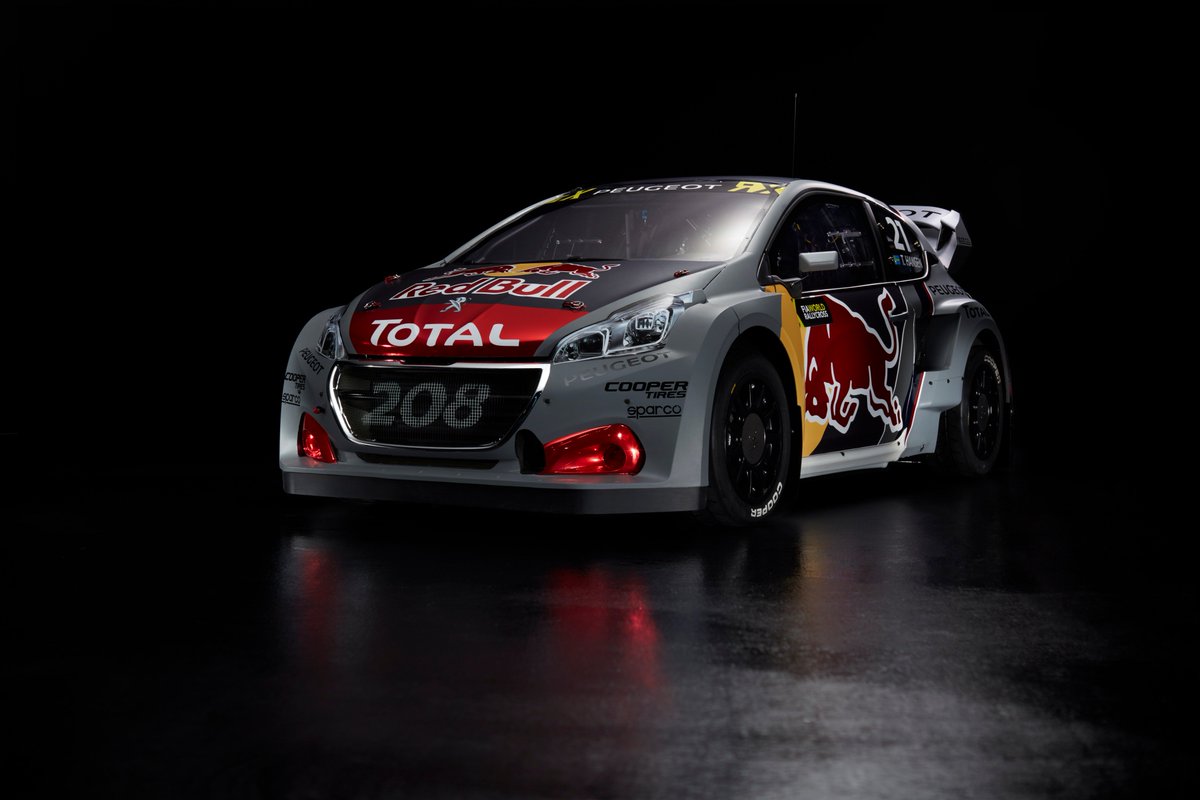 peugeotsport's tweet photo. It's @FIAWorldRX's season kick off &amp; with it the latest chapter in @Peugeot's motorsport history! Spot our drivers on the track with their #Peugeot208WRX: @SebastienLoeb #9 in blue - @Timmy_Hansen #21 in grey - @kevinhansen71 #71 in yellow. All info: https://t.co/4lMevqKONx https://t.co/EbdGRzdtmG