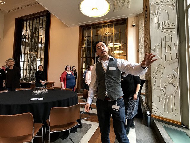 OurHutUK's tweet photo. Guest blog: Learning @RIBAEducation by @MrWilsonYau. Our dedicated team of volunteers have been researching the #sublimestructures at Crystal Palace Park. Their work started with a trip to the RIBA Library... https://t.co/J0S0whfyGo https://t.co/aW4EuE1Q13