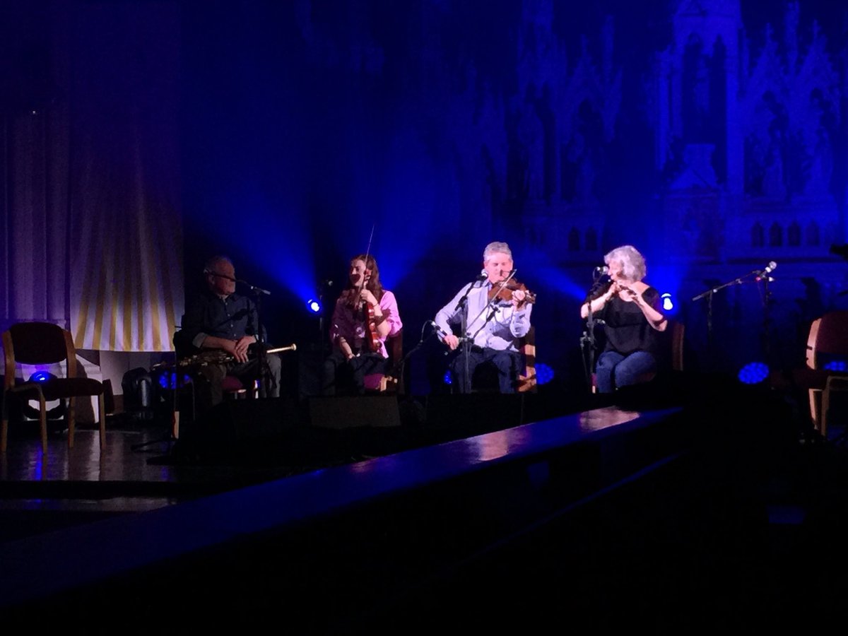 muirtheimhne's tweet photo. Even Chemistry Professors can be creative! Prof. Dermot (‘Dermie’) Diamond & Tara Diamond playing beautifully at the #ANAM2018 concert on @DublinCityUni All Hallows Campus last night. @insight_centre @DCUFSH @SouthWind_Blows @creativeirl https://t.co/aYlPDuNdYj