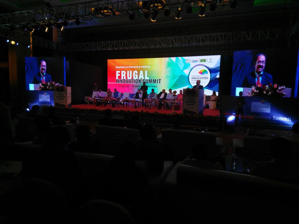 YourStoryCo's tweet photo. Great turnout at the Frugal Innovation Summit - an event organized by the Govt of Chhattisgarh to foster the blooming startup ecosystem in the state! https://t.co/WR83a9BkU5