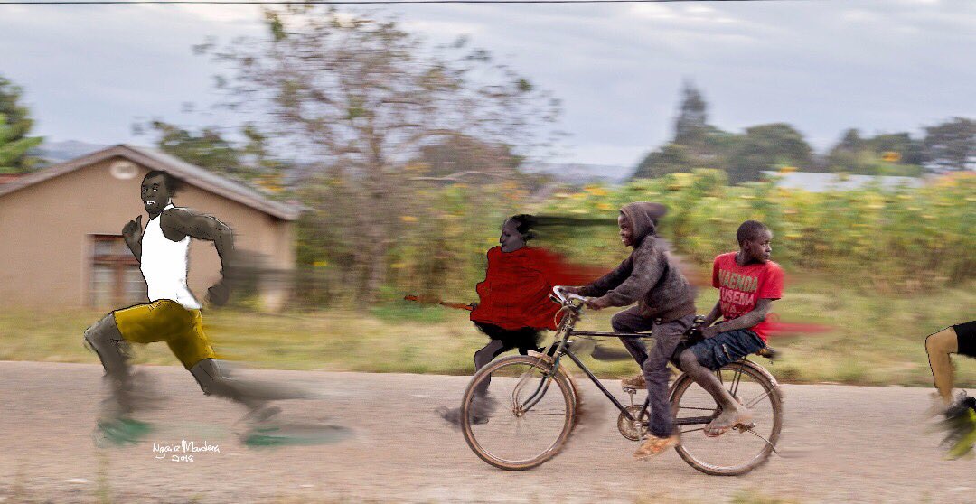 RasheedHRasheed's tweet photo. Project OO1:
Run as Fast as You Can.
.
.
I am collaborating with amazing Illustrator @NgairaM to create mixed media art pieces please join Us in this Journey Your Comment will be highly appreciated 
📸 @rasheedhrasheed 
Illustration🎨 @NgairaM 
Location: Morogoro🇹🇿 and Njombe https://t.co/M1lg9372vc