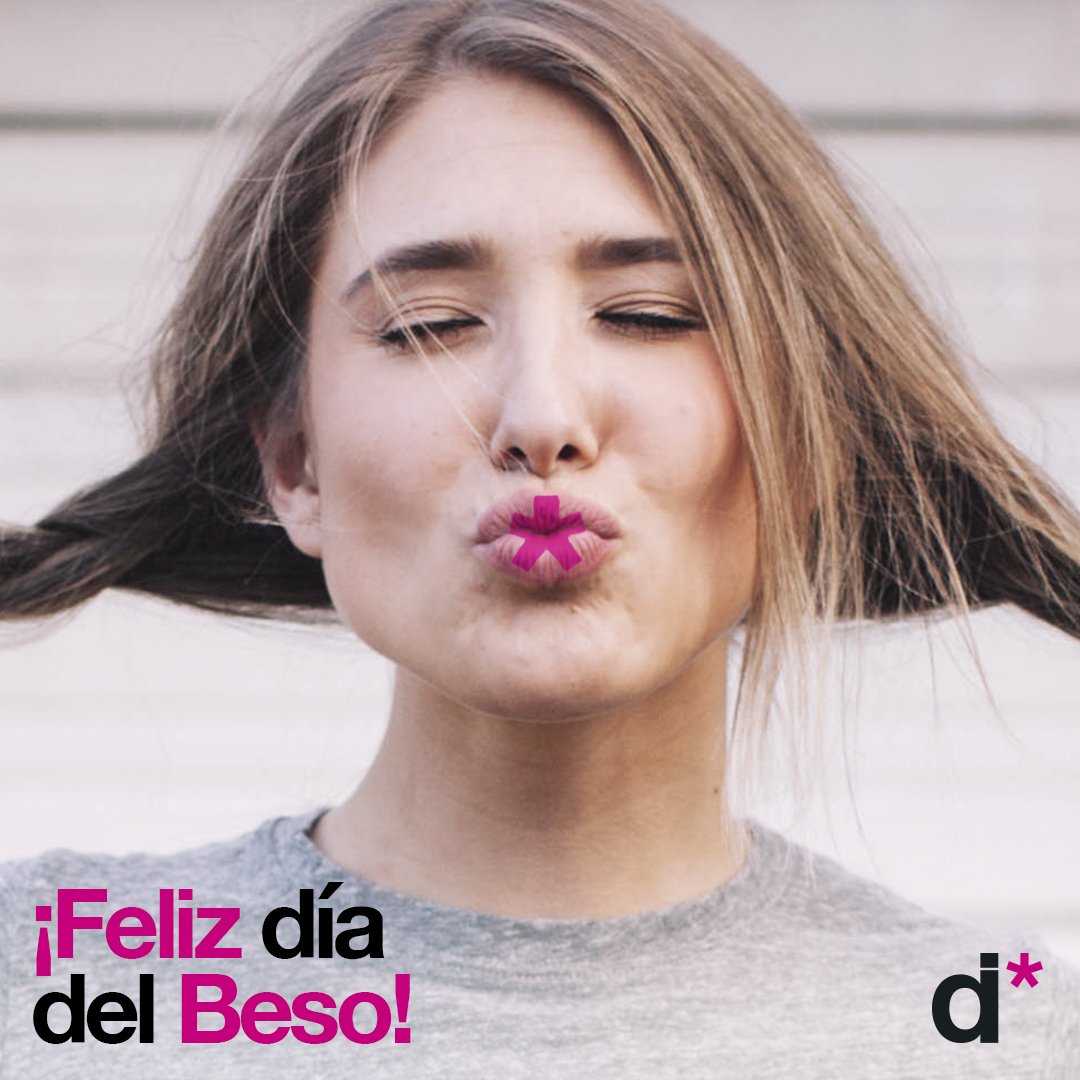 disiarte's tweet photo. Hoy se celebra el #DíaInternacionalDelBeso ¡No te dejes ningún beso por dar! 💋 

#DíaDelBeso #felizviernes #FelizFinde https://t.co/0ihMaGSbzv