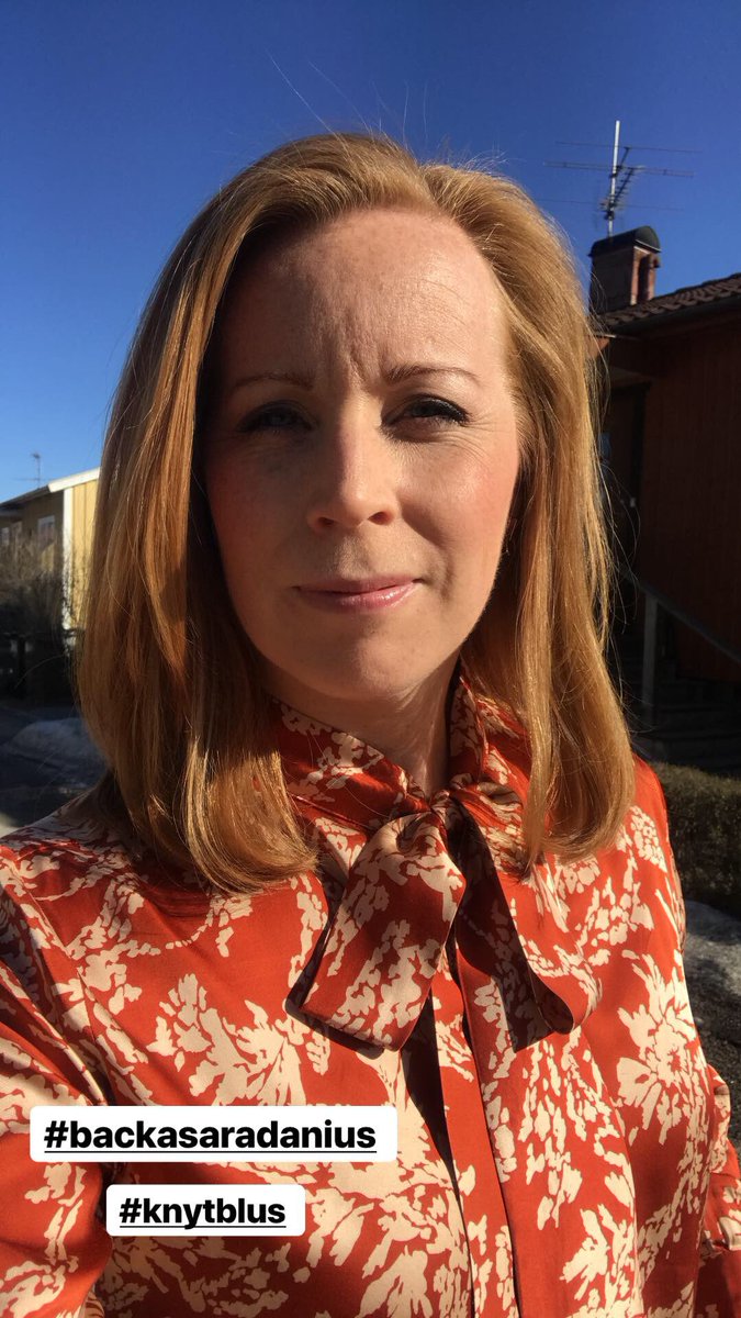 Arbetet för jämställdhet måste fortsätta. #backasaradanius #knytblus