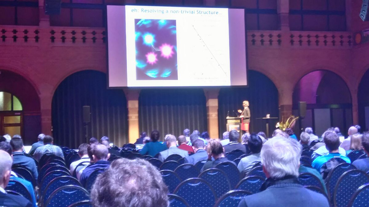 livuniphysics's tweet photo. Prof Uta Klein from @LivUni giving a summary of FCC-eh discussions at #FCCweek18 in #Amsterdam. https://t.co/BbB3g6sEVc