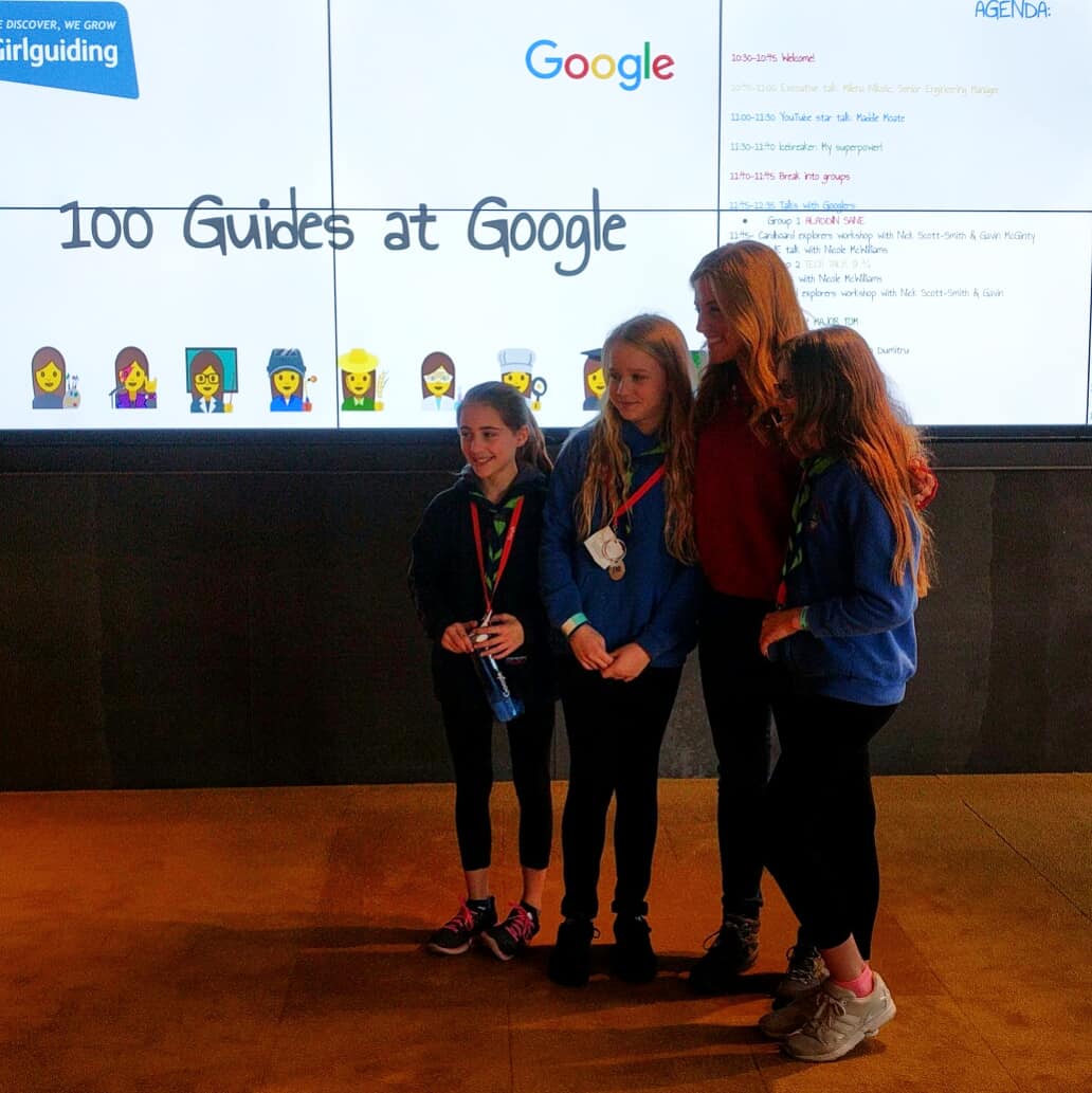 A while back I was invited to speak <a href="/GoogleUK/">Google UK</a> to help celebrate the launch of their new badge for <a href="/girlguiding/">Girlguiding</a>! It's been created to inspire more girls to become computer programmers and engineers! ☺ 💻