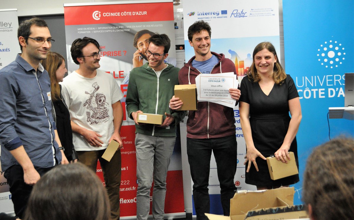 KarineWenger's tweet photo. #Tourisme. Un #HotHackthon pour inventer le tourisme de demain. Découvrez les quatre projets primés et le coup de coeur du jury: #SnowConnect, #Guider, #OverTheRoad, #NoDistanceInHerth, #Yalla
@BusinessPole @CCIcotedazur https://t.co/DexuVTN36f