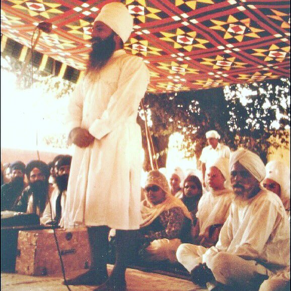 It has been 40 years today since the kurbani (sacrifice) of the 13 strong Singhs who left their wife’s and children on the 13th April 1978. While peacefully protesting these pure innocent souls were brutally murdered. Now people are thinking about it the most - by MK aged 8