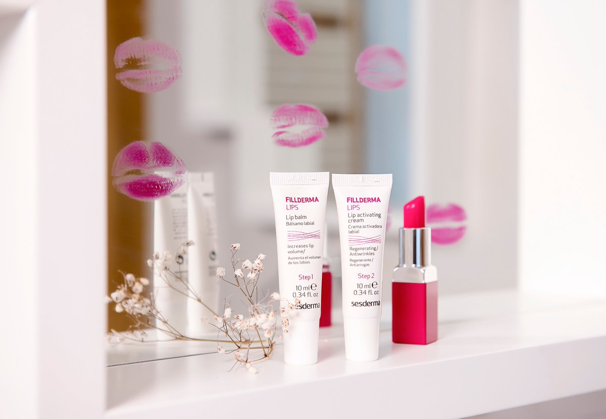 sesderma's tweet photo. En el #DíaInternacionaldelBeso 👄: besa apasionadamente, sonrie de forma descarada y presume de labios con #Fillderma Lips. ¡La mejor forma de mantener tus labios hidratados y con volumen durante todo el día! https://t.co/kZ7g1U70Ic https://t.co/nCSUIVVWmw