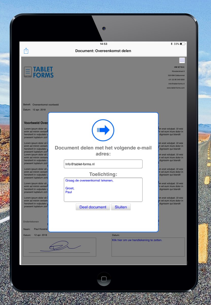 TabletForms's tweet photo. Delen is niet alleen fijn, het is ook efficiënt. Nieuw bij TabletForms, de Formlink.
https://t.co/B6DnYZnF1O
#DigitalForms #FormLink #TabletForms #DigitaleFormulieren #Tijdbesparen https://t.co/vW0UT9pnai