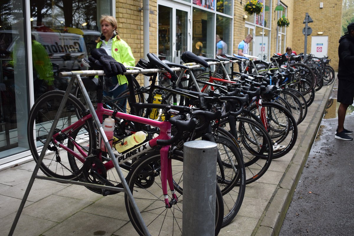 Harlequins's tweet photo. 🚴 All systems go here at The Stoop for the Harlequins Foundation's #RivalRide! https://t.co/Y3a0wcXAt4